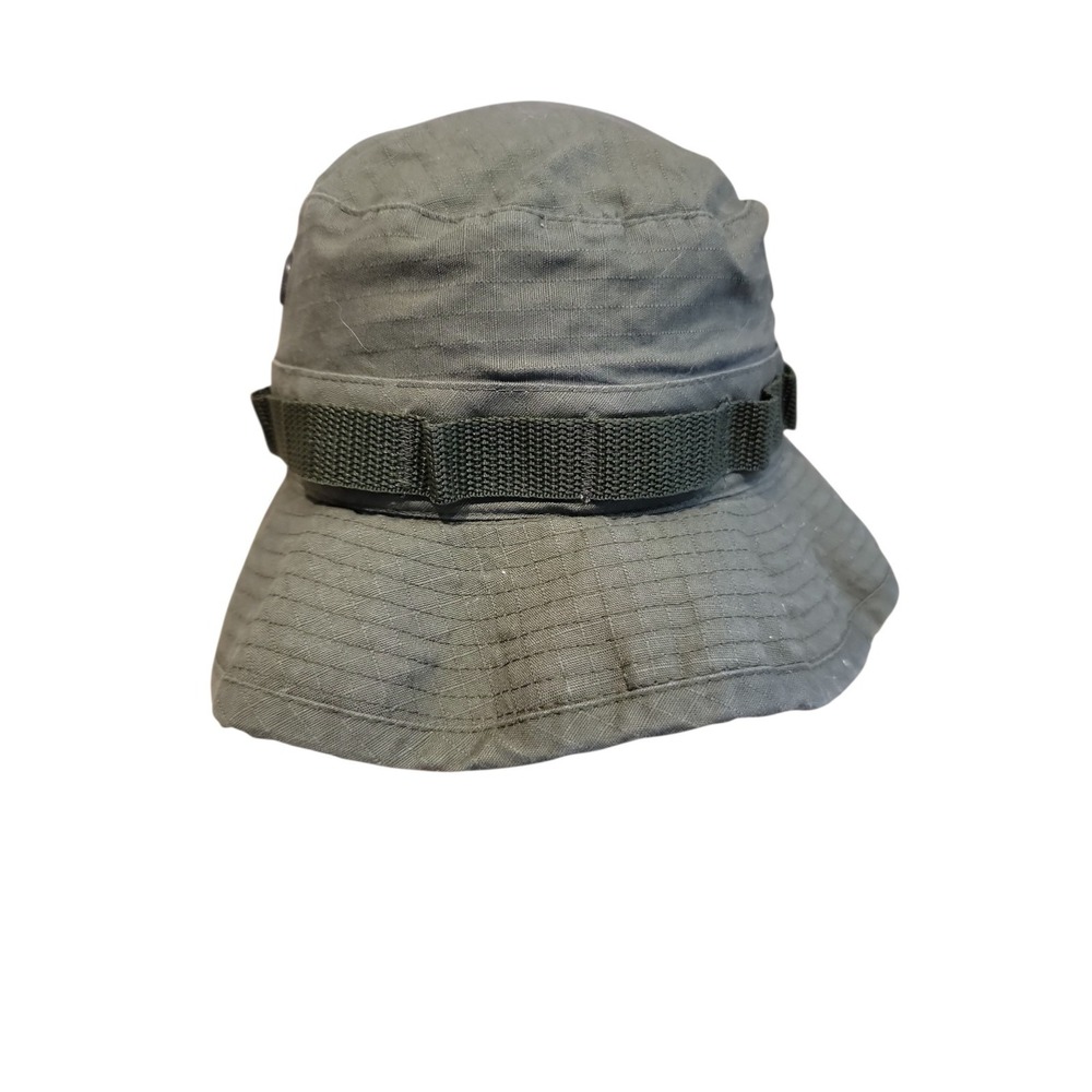 Military Hat Sun Hot Weather Type II Boonie Hat Size 7.  Army Green